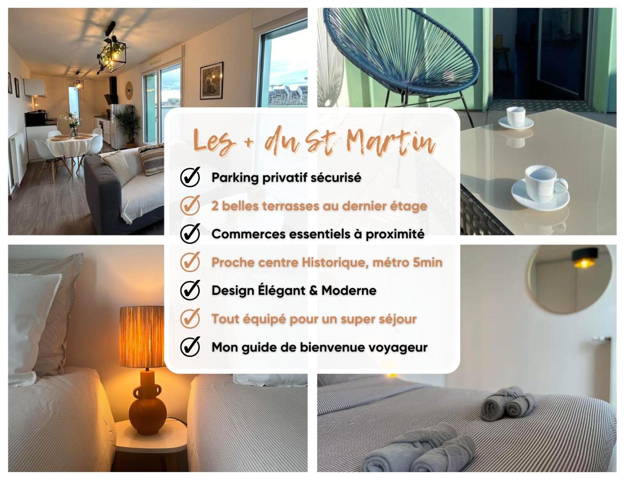 Les Terrasses De Saint Martin Apartment แรนส์ ภายนอก รูปภาพ