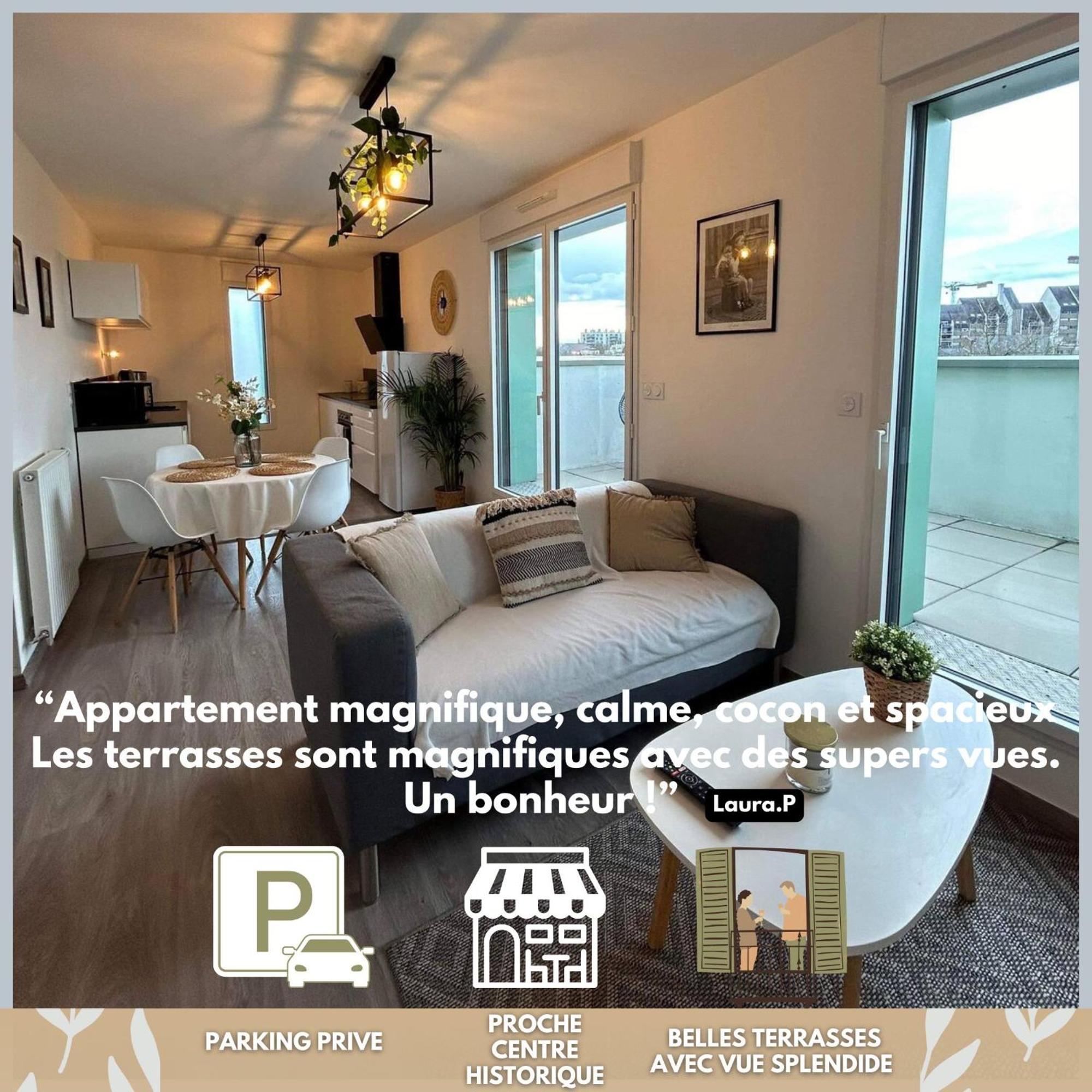Les Terrasses De Saint Martin Apartment แรนส์ ภายนอก รูปภาพ